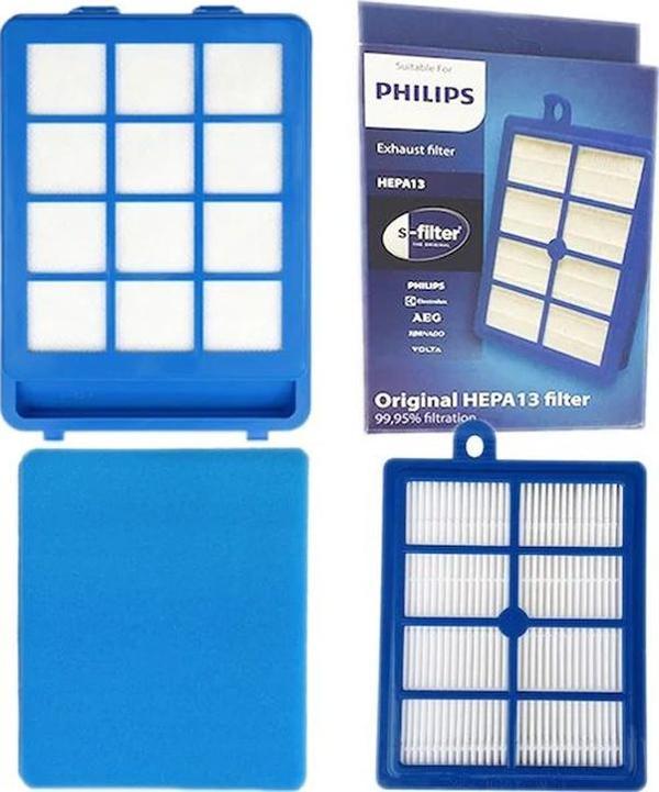 Philips Xb9125/07 Marathon Ön Ve Arka Hepa Filtre Seti - Image 1