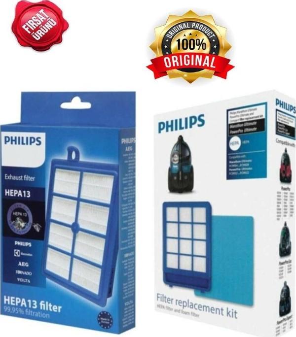 Phılıps Marathon Ultimate Fc 9932 Filtre Set ,Yıkanır *3Parça - Image 1