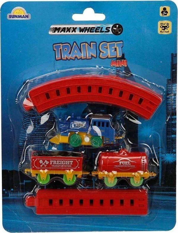 2559 Maxx Wheels Mini Tren Seti 11 Parça -Sunman - Image 1