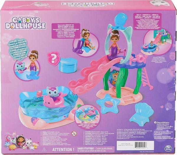 6067878 Gabbys Dollhouse Gabby ve Mercat Purr-ific Havuz Oyun Seti - Image 1