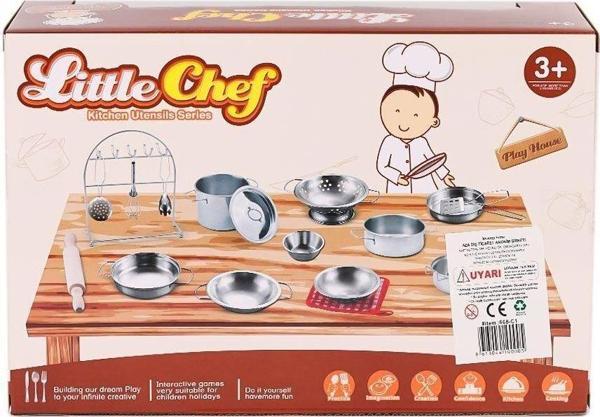 668-C1 Küçük Şef Metal Tencere Seti -Toysan Oyuncak - Image 1