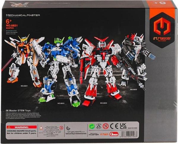 6821 IMM Savaşçı Robot Blok Seti 833 Parça - Image 1