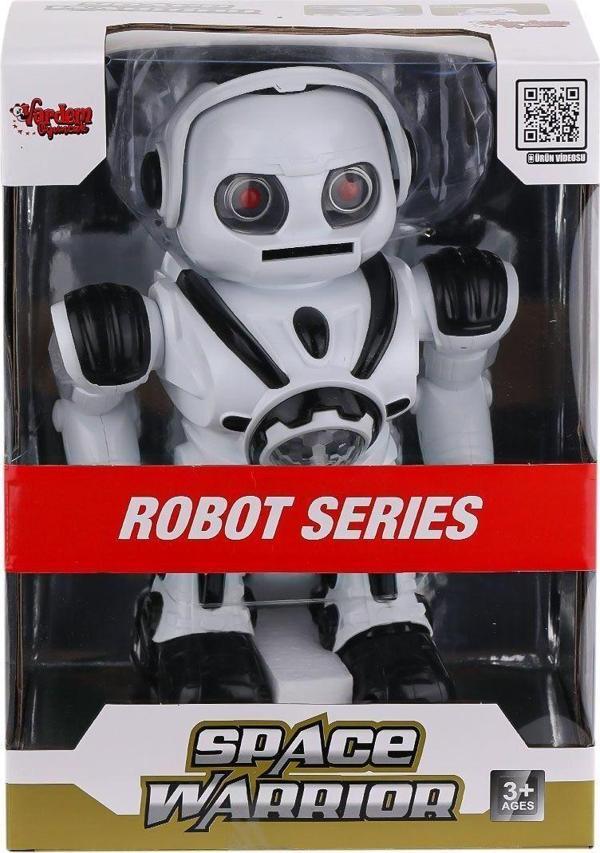 DF-6022 Işıklı ve Müzikli Disk Atan Uzay Savaşçısı Robot - Image 1