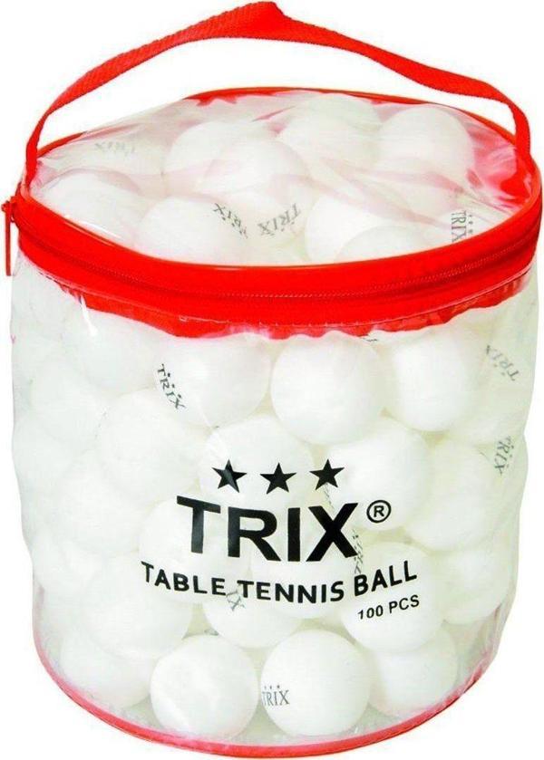 T-813A TRİX PİNPON TOPU BEYAZ 100 2400 - Image 1