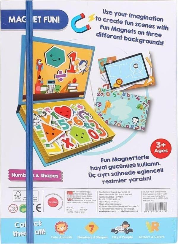 FP 13411  Baby Puzzle Numbers Shapes -KS Puzzle - Image 1