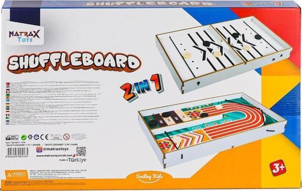 416 Shuffleboard Oyunu 2IN1 -Akçiçek Oyuncak - Image 1