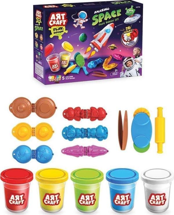 03733 İNANILMAZ UZAY OYUN HAMUR SET 380 GR - Image 1