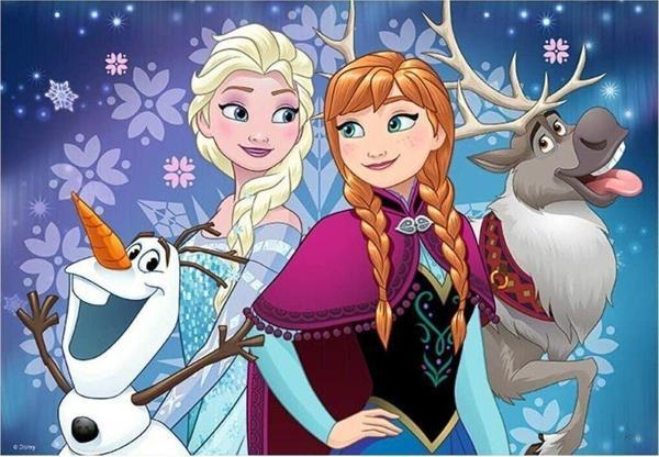 90747 Disney Frozen Kuzey Işıkları 2x24 parça Ravensburger Puzzle - Image 1