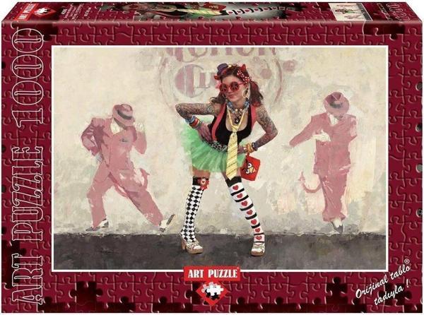 4355 Art Puzzle Şeytan Mı? Melek Mi? 1000 Parça Puzzle - Image 1