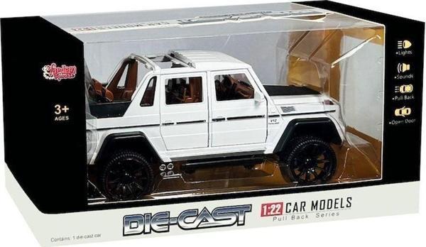 HCL-902 Çek Bırak 1:22 Sesli ve Işıklı Metal Jeep -Vardem - Image 1