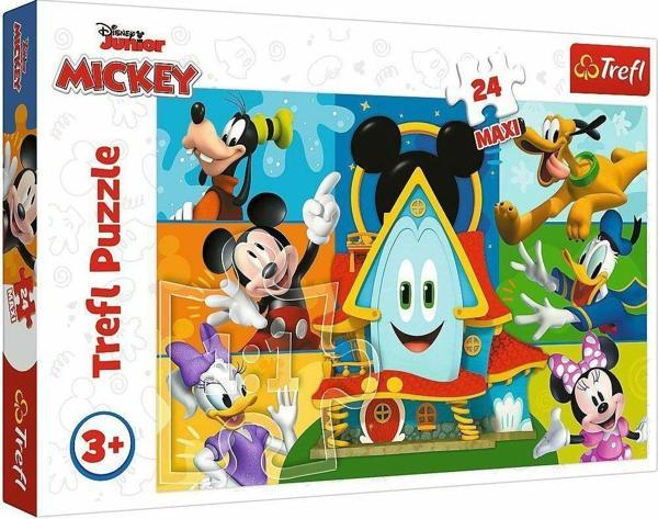 PUZZLE-14351 Maxi Mickey Mouse 24 Parça Çocuk Puzzle - Image 1