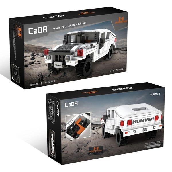 C55022W CADA Humvee Jeep Blok Seti 328 Parça-Vagon life - Image 1