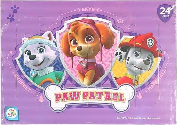 PW7917 Paw Patrol Frame Puzzle 24 Parça -Laço - Image 1