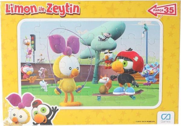 CAFRM-5082-5083 Limon ile Zeytin Frame Puzzle 35 Parça - Image 1