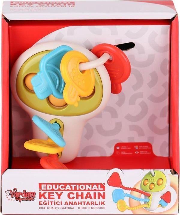 RT1507 Eğitici Poppitli Cırcırlı Bebek Anahtarlığı -Vardem Oyuncak - Image 1
