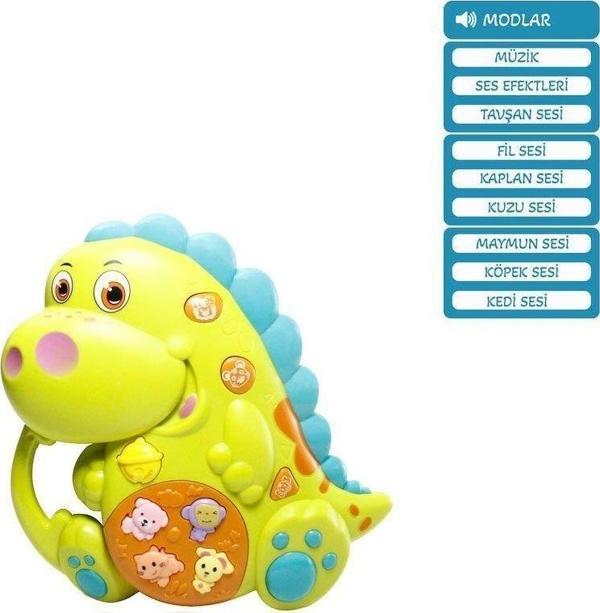 JLG-855-76A IŞIKLI VE MÜZİKLİ DİNAZOR BEBEK - Image 1