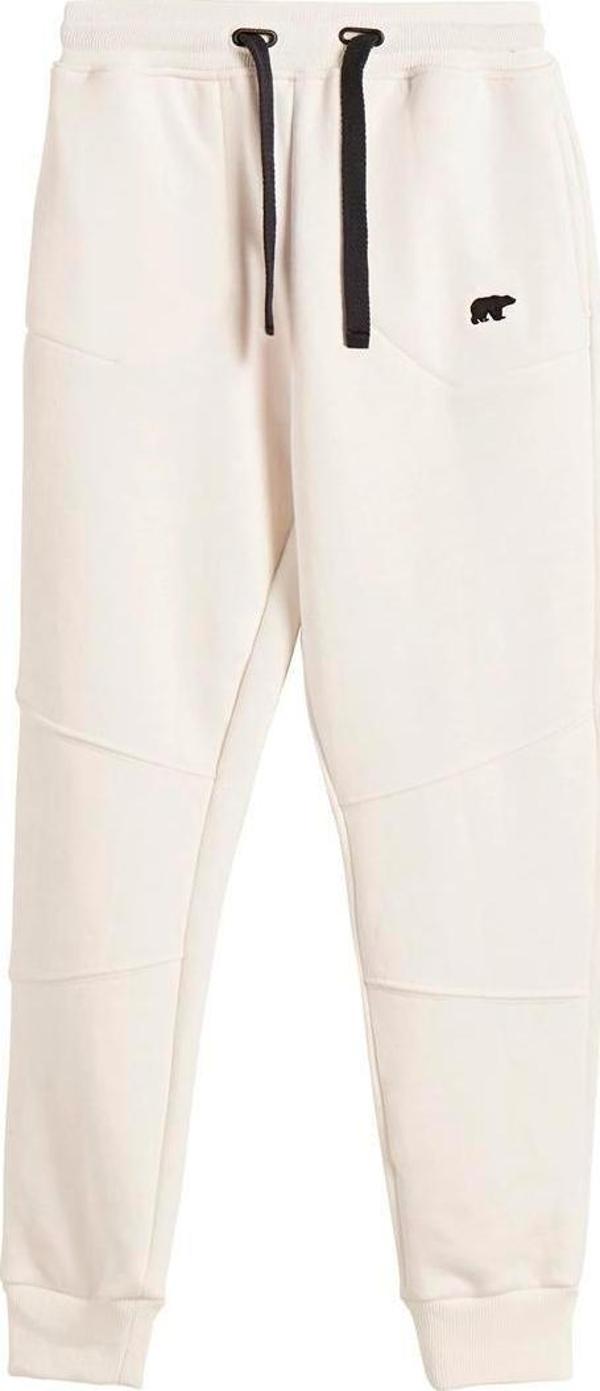 Less Plain Sweatpants Kids Off-White Beyaz Çocuk Eşofman Altı - Image 1