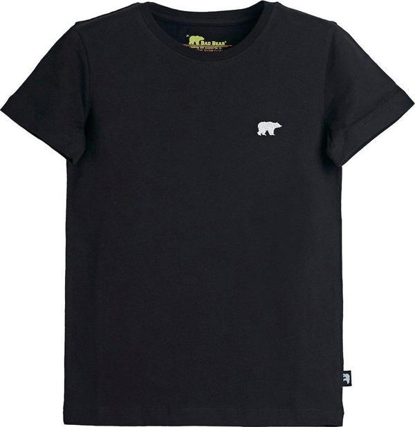 Solid Siyah Basic Çocuk Tişört - Image 1