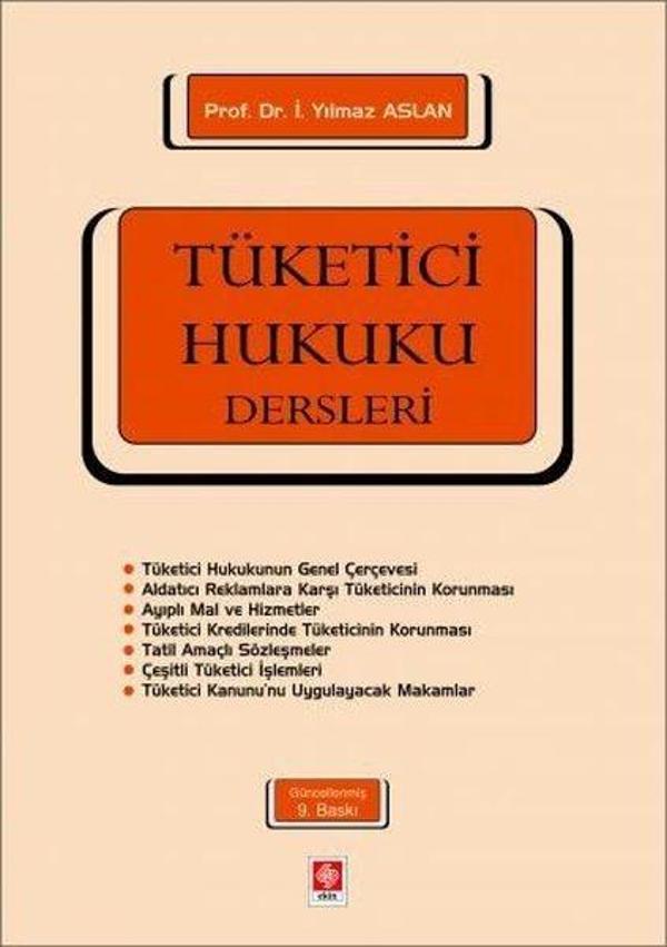 Tüketici Hukuku Dersleri - Ekin Basım Yayın - Image 1