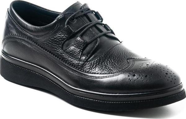 Erkek Oxford ( Klasik) KA-C4604 John May TEKSTIL CASUAL AYAKKABI SIYAH BRENIS+SİYAH ETO - Image 1