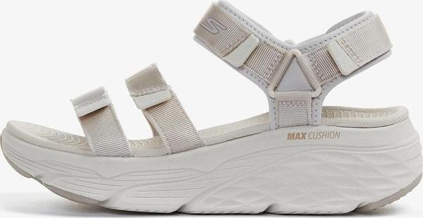 Kadın Sandalet 140218 NAT Skechers MAX CUSHIONING Natural/Brown - Image 1