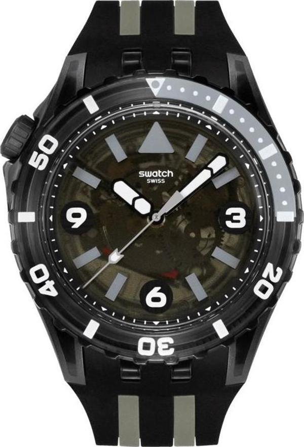SSCU09B100 Swatch Scubaqua Black Sea Nettle Erkek Kol Saati SSCU09B100 - Image 1