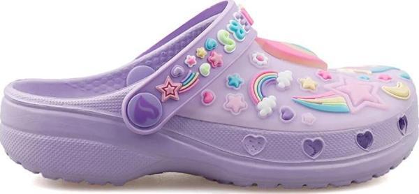 Erkek Çocuk Sandalet 308406N LVMT Skechers HEART CHARMER Lavender/Multiple - Image 1