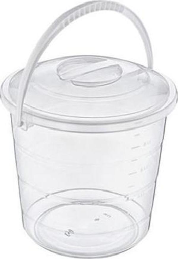 Smartware TRN-143 Şeffaf Kapaklı Kova 15 LT - Image 1
