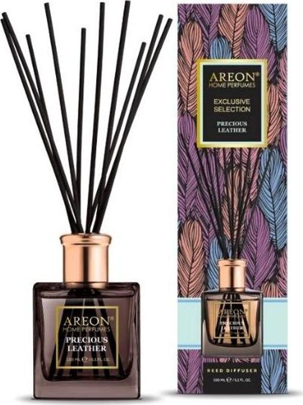 Areon Exclusive Selection Precious Leather 150 Ml Bambu Çubuklu Oda Kokusu - Image 1