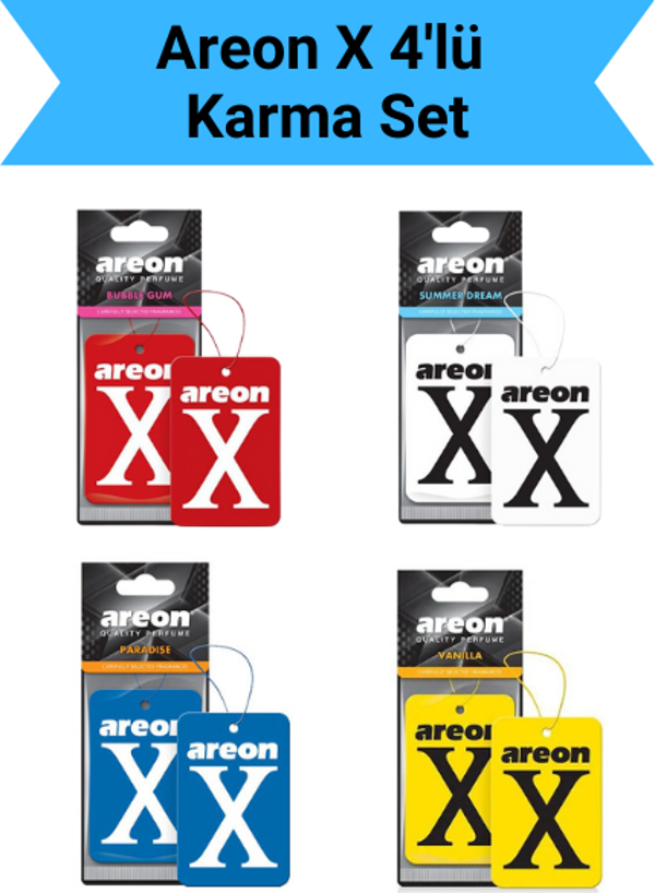 Areon X 4'lü Süper Karma Set - Image 1