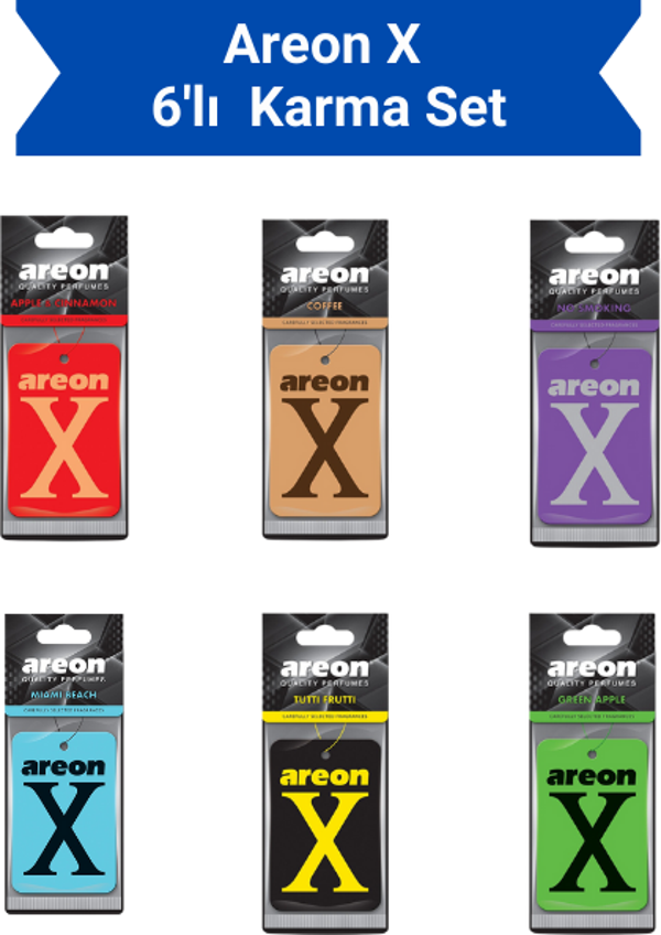 Areon X 6'li Süper Karma Set - Image 1