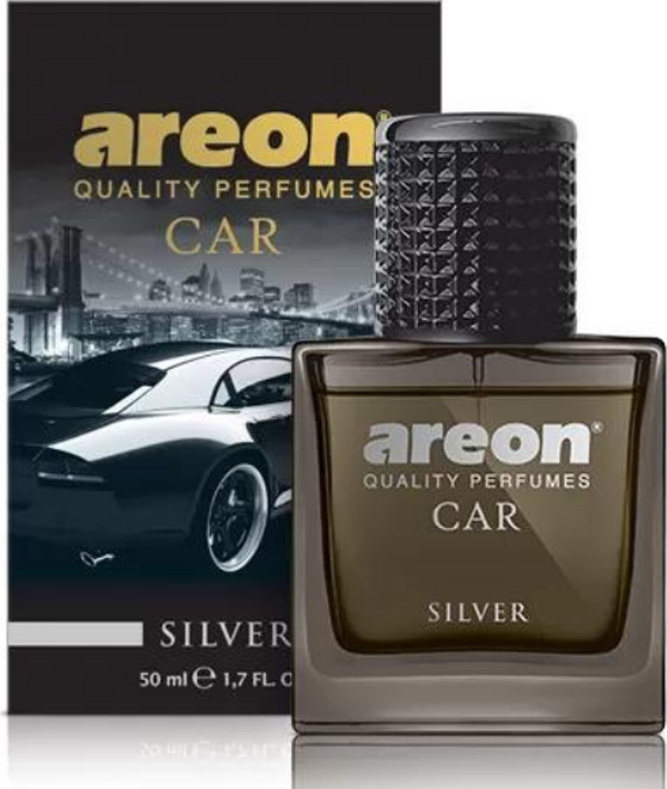 Areon Car Perfume 50 Ml Silver Oto Araç Parfümü - Image 1