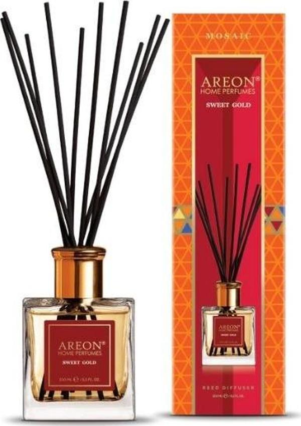 Areon Mosaic Sweet Gold 150 Ml Bambu Çubuklu Oda Kokusu - Image 1