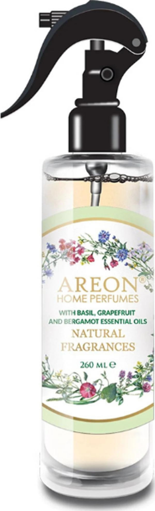Areon Natural Fragrances 260ml Basil Grapefruit Oda Spreyi - Image 1