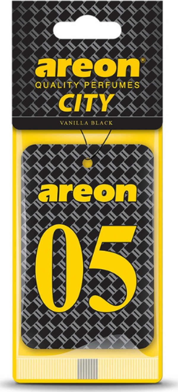 Areon City Vanilla Black 05 Oto Araç Kokusu - Image 1