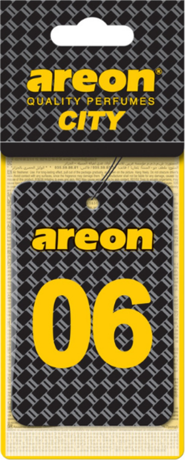 Areon City Vanilla Black 06 Oto Araç Kokusu - Image 1
