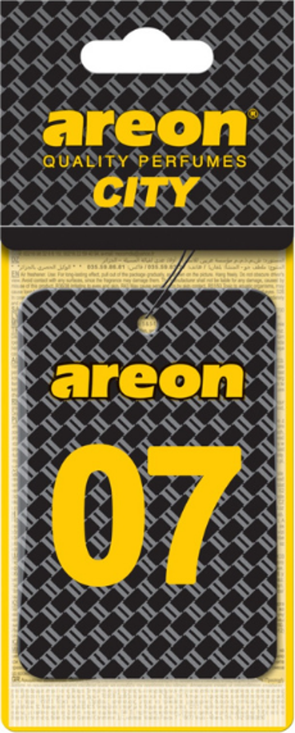 Areon City Vanilla Black 07 Oto Araç Kokusu - Image 1
