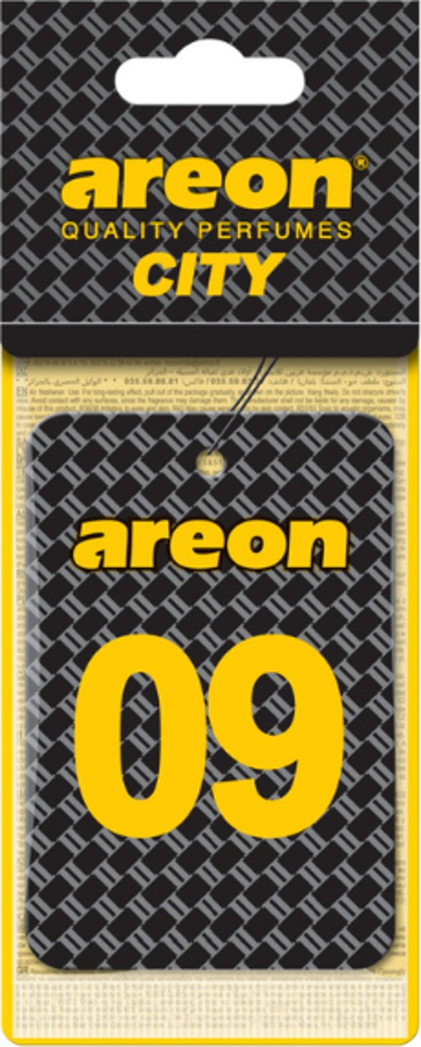 Areon City Vanilla Black 09 Oto Araç Kokusu - Image 1