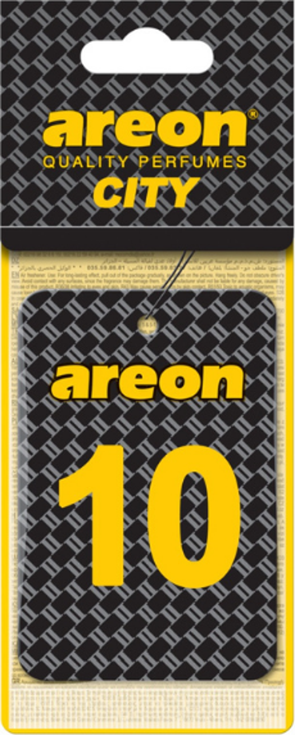 Areon City Vanilla Black 10 Oto Araç Kokusu - Image 1