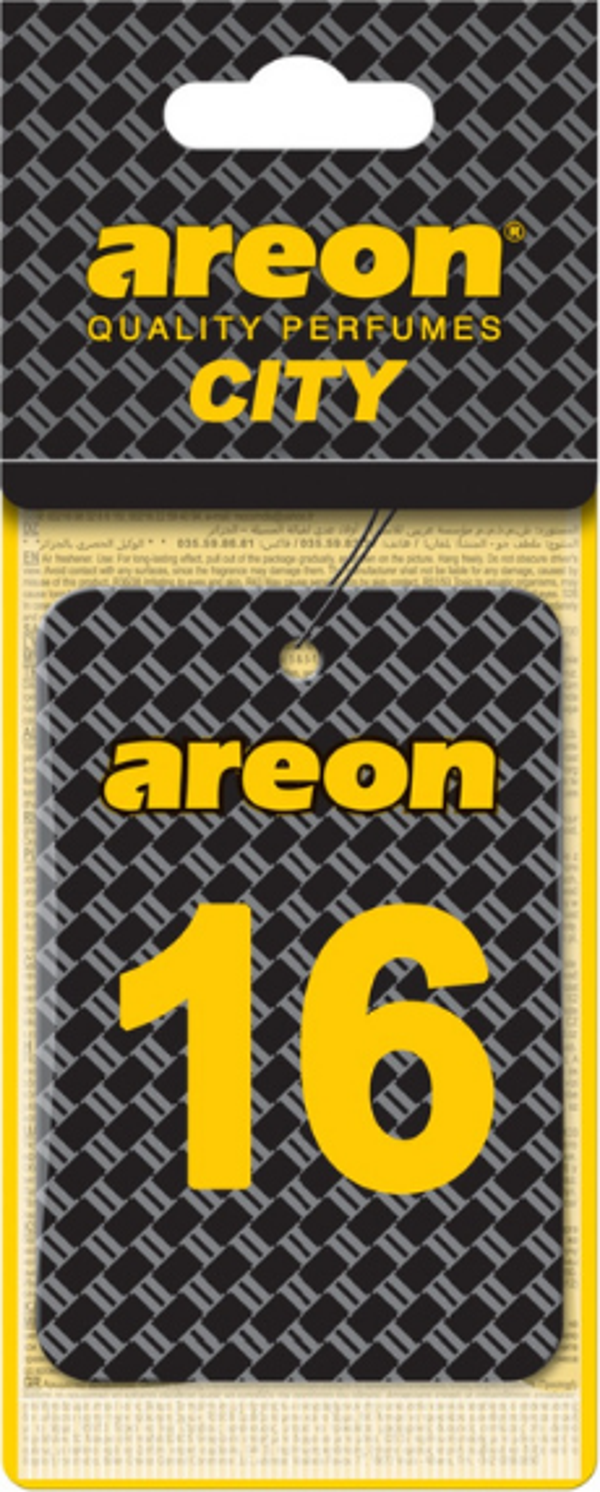 Areon City Vanilla Black 16 Oto Araç Kokusu - Image 1