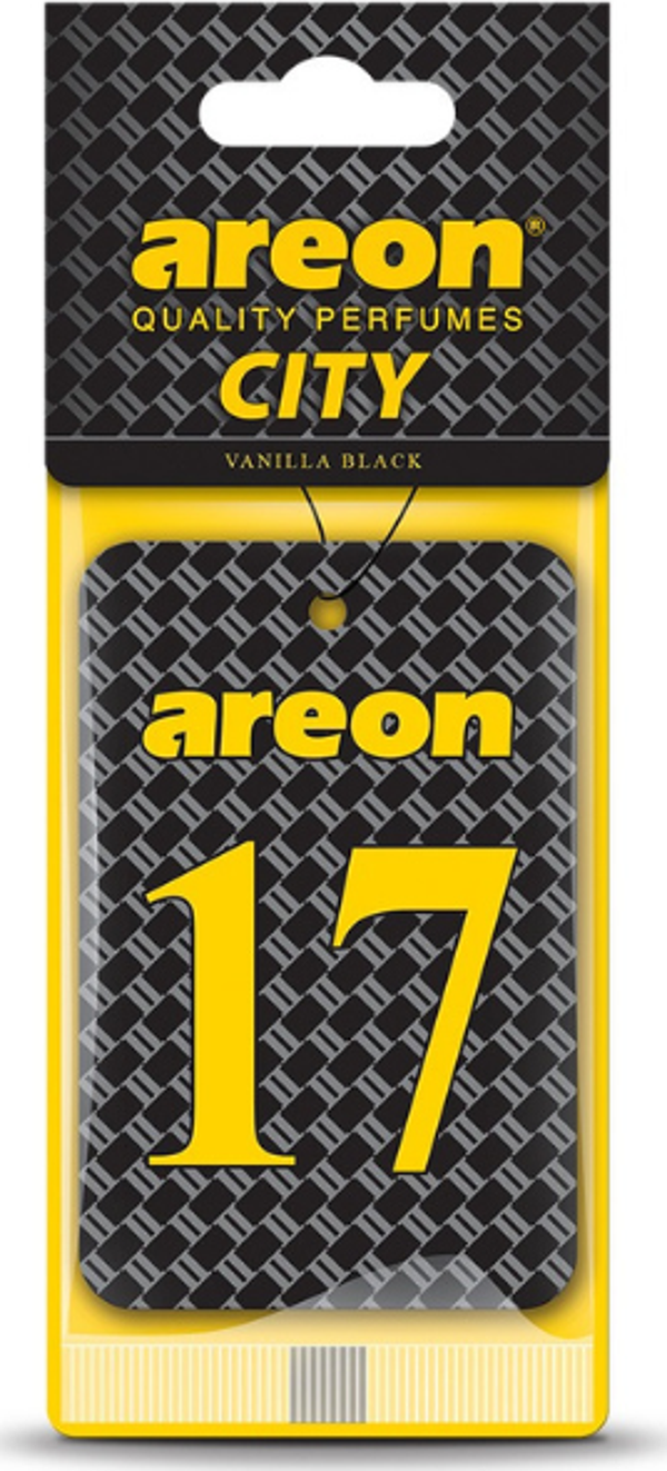 Areon City Vanilla Black 17 Oto Araç Kokusu - Image 1