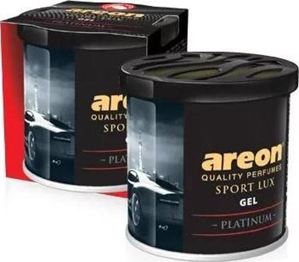 Areon Gel Can Sport Lux Platinum Bardaklik Oto Araç Kokusu - Image 1