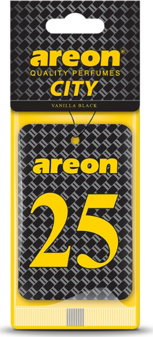 Areon City Vanilla Black 25 Oto Araç Kokusu - Image 1