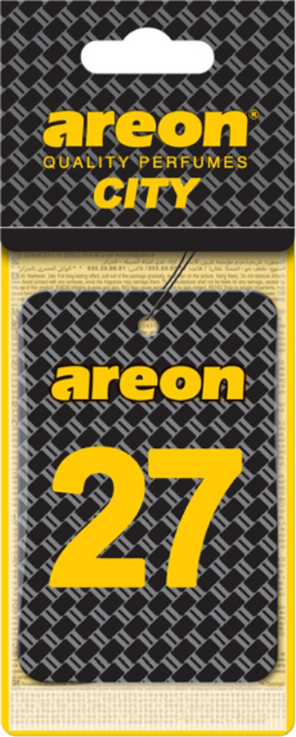 Areon City Vanilla Black 27 Oto Araç Kokusu - Image 1