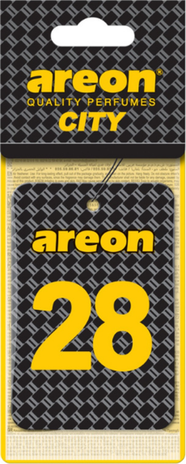 Areon City Vanilla Black 28 Oto Araç Kokusu - Image 1