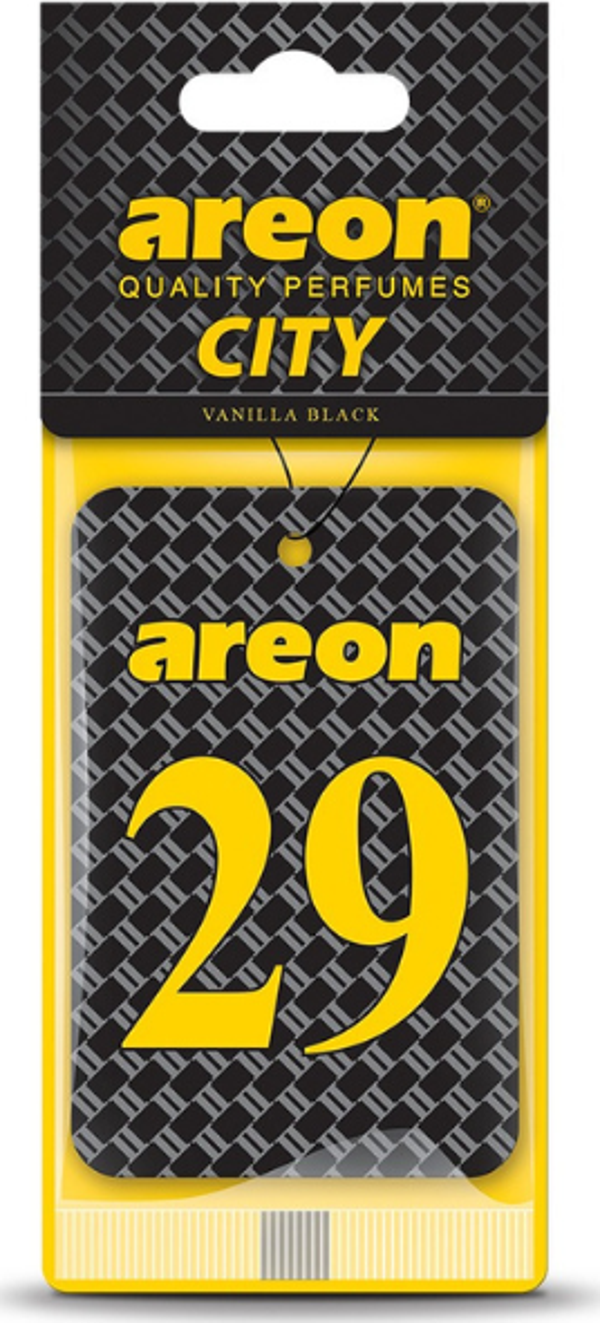 Areon City Vanilla Black 29 Oto Araç Kokusu - Image 1