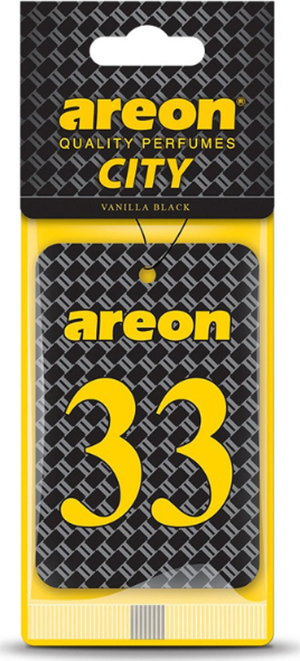 Areon City Vanilla Black 33 Oto Araç Kokusu - Image 1