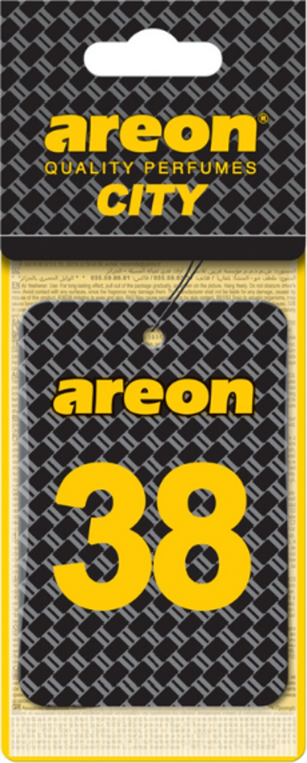 Areon City Vanilla Black 38 Oto Araç Kokusu - Image 1