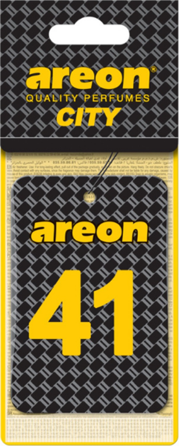 Areon City Vanilla Black 41 Oto Araç Kokusu - Image 1