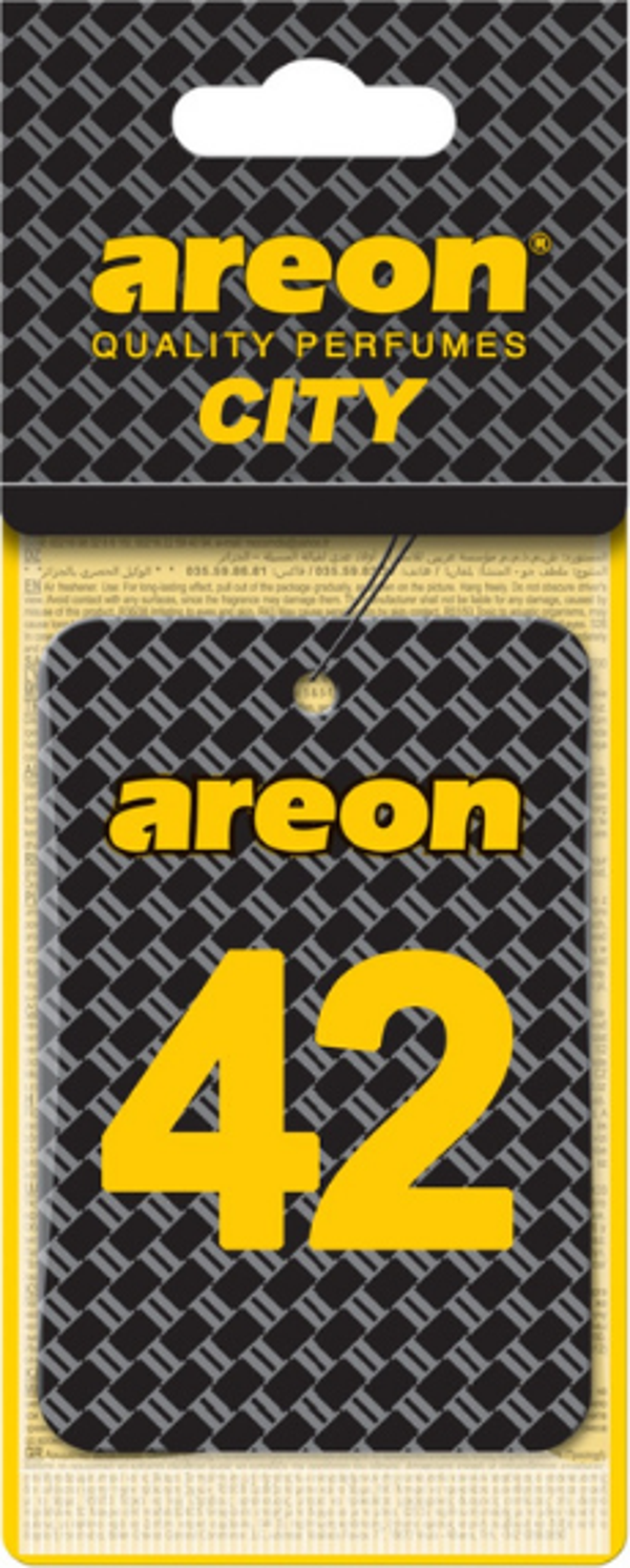 Areon City Vanilla Black 42 Oto Araç Kokusu - Image 1